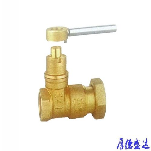 锁闭阀 博正黄铜抗干扰加密闸阀 外磁锁闸阀 带锁闸阀dn15-50包邮