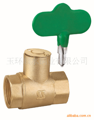 【【顺水】厂家直销,铜阀门,锁闭阀,玉环阀门,101型黄铜锁闭球阀(钥匙) 钥匙锁闭阀 锁闭球阀】价格_厂家_图片 -