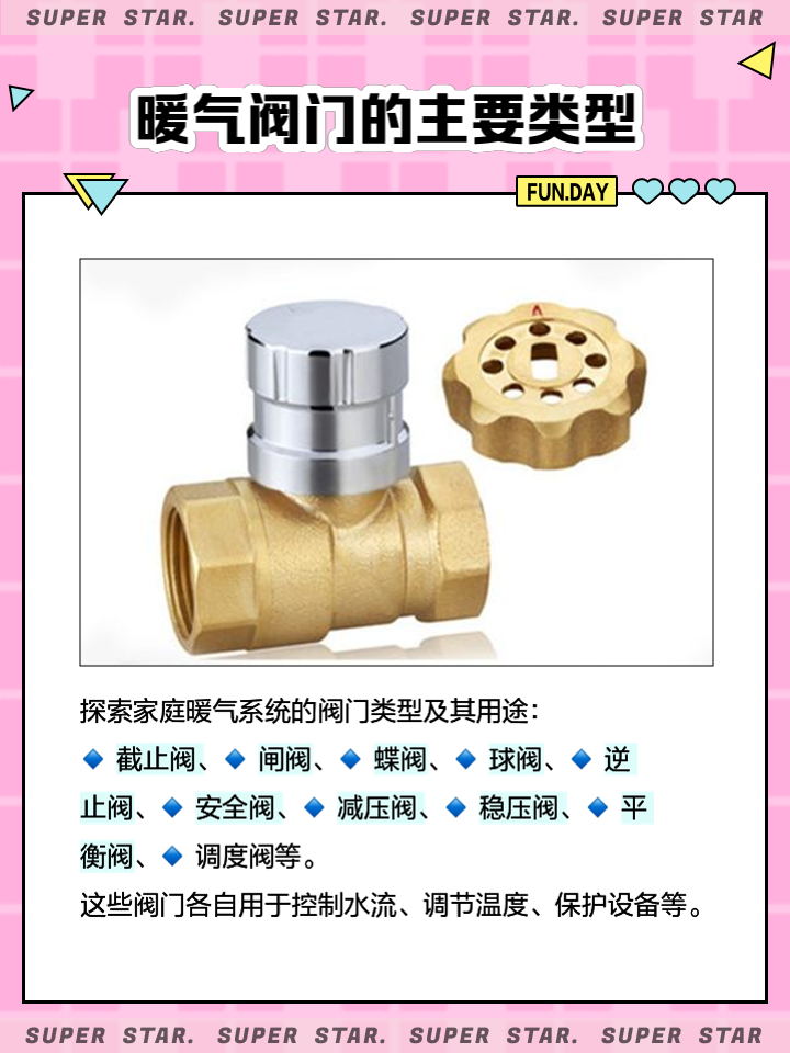 暖气锁闭阀